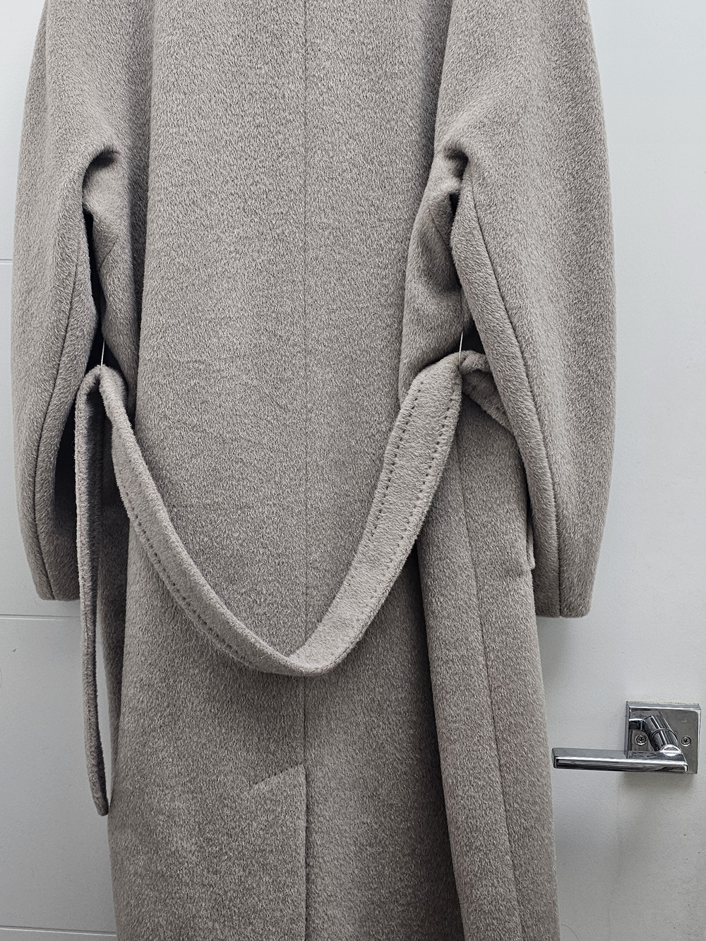 Weekend Max Mara Beige Wool-Blend Long Coat - Picture 4 of 8